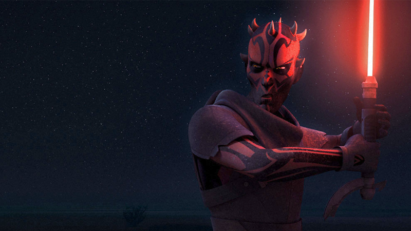 Darth Maul had a lot of lightsabers.